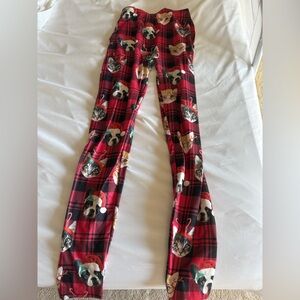 Target Red Plaid Animal Print Leggings